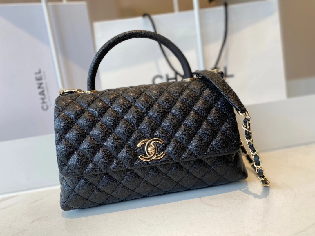 CHANEL LARGE FLAP BAG WITH TOP HANDLE HighQuality 1049 - Image 3