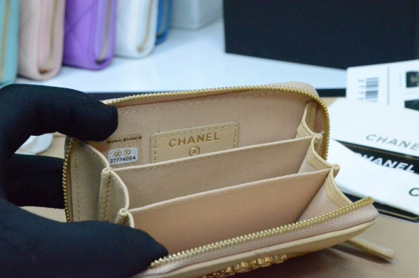 CHANEL 19 ZIPPED COIN PURSE EasyMatch 78 - Image 7