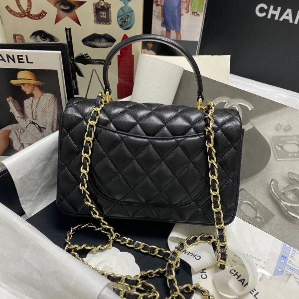 CHANEL MINI FLAP BAG WITH TOP HANDLE StreetReady 993 - Image 10
