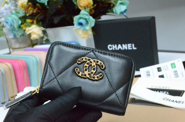HighQuality CHANEL 19 ZIPPED COIN PURSE 77 - Image 4
