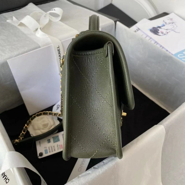 WellDesigned CHANEL SMALL FLAP BAG WITH TOP HANDLE 981 - Image 8