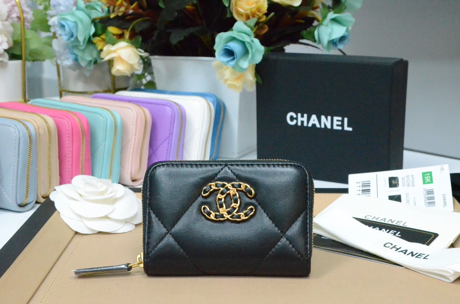 HighQuality CHANEL 19 ZIPPED COIN PURSE 77 - Image 3