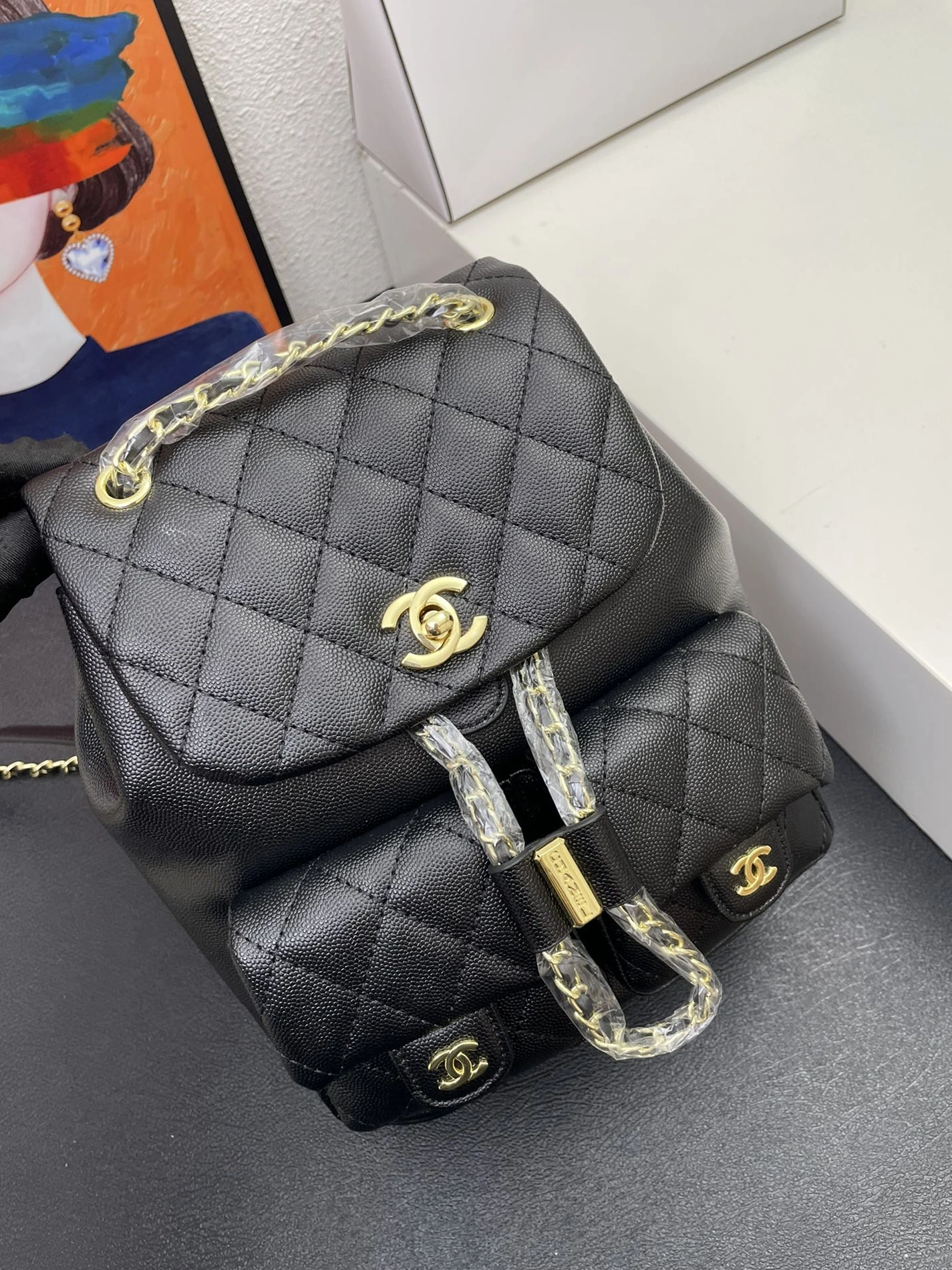 Breathable 6105 Chanel AAA Quality Backpacks For Women - Image 4