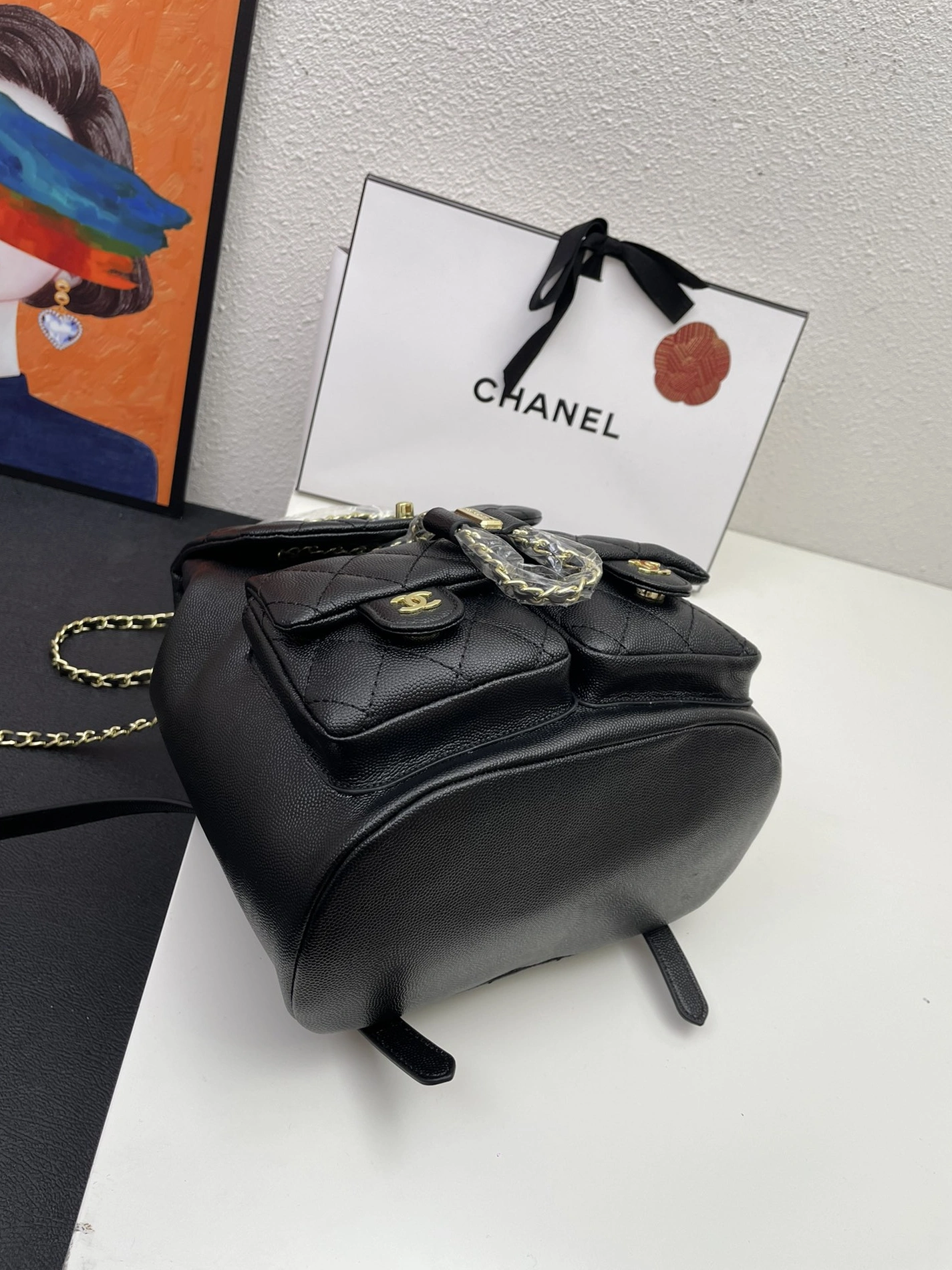 Breathable 6105 Chanel AAA Quality Backpacks For Women - Image 7