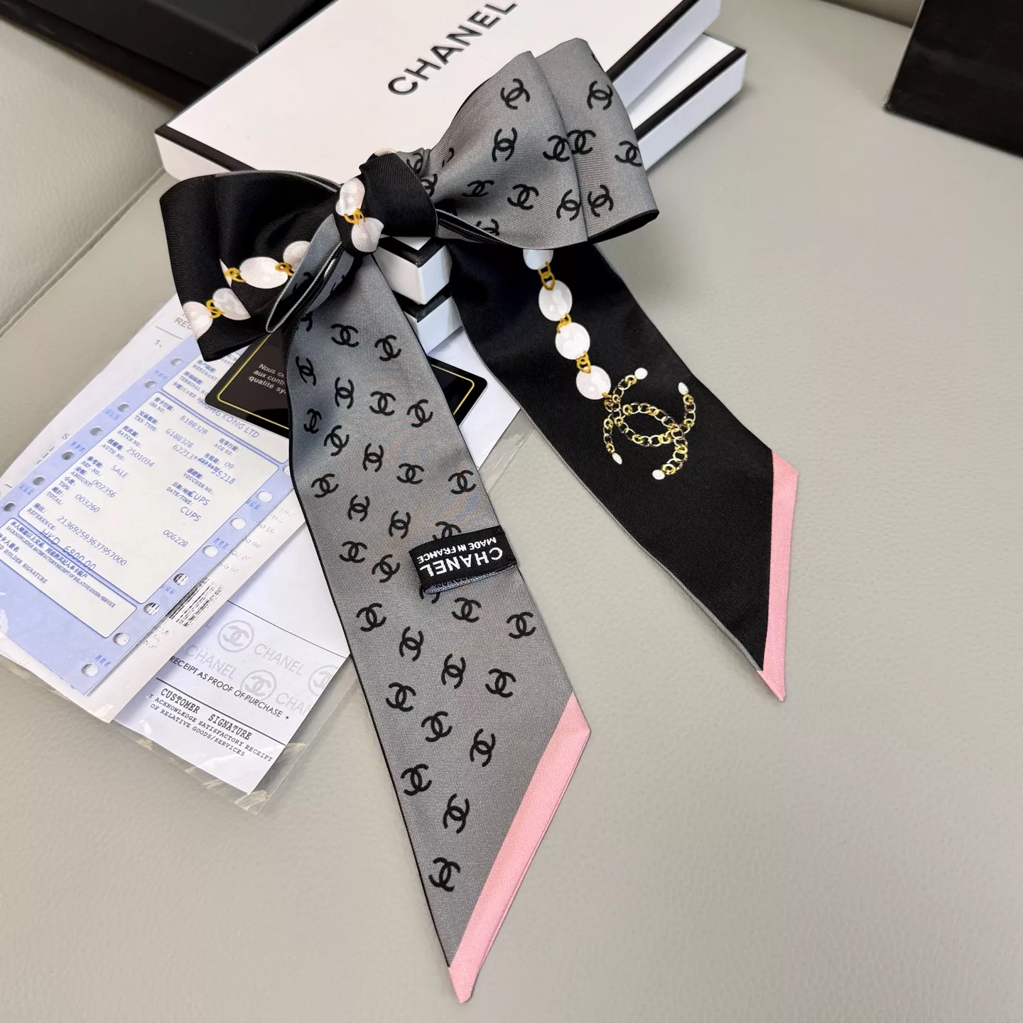 Chanel Silk Scarf BestValue 6468 - Image 3