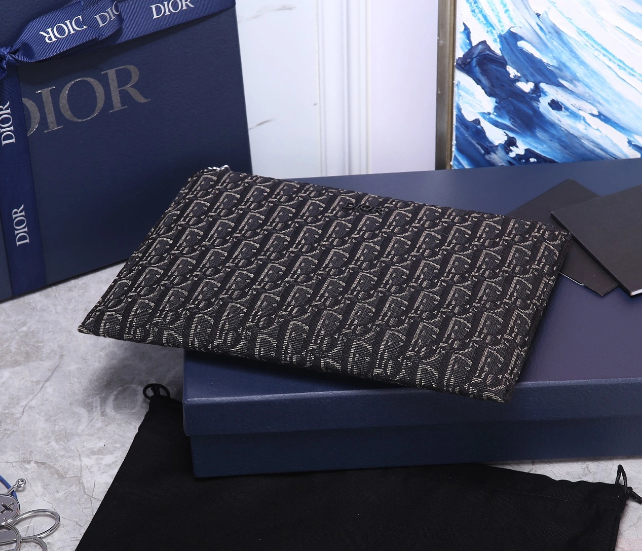 Christian Dior AAA Man Wallets Vibrant 4375 - Image 3