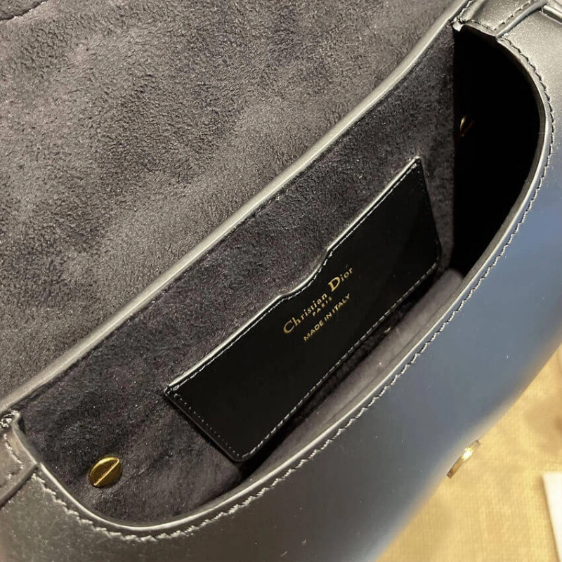 "30 MONTA Christian Dior Bobby East-West Bag M9327 in Black Box Calfskin - Image 9