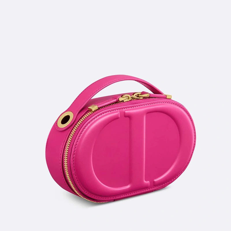 Comfortable 3010 Dior CD Signature Oval Camera Bag Calfskin Rose - Image 3