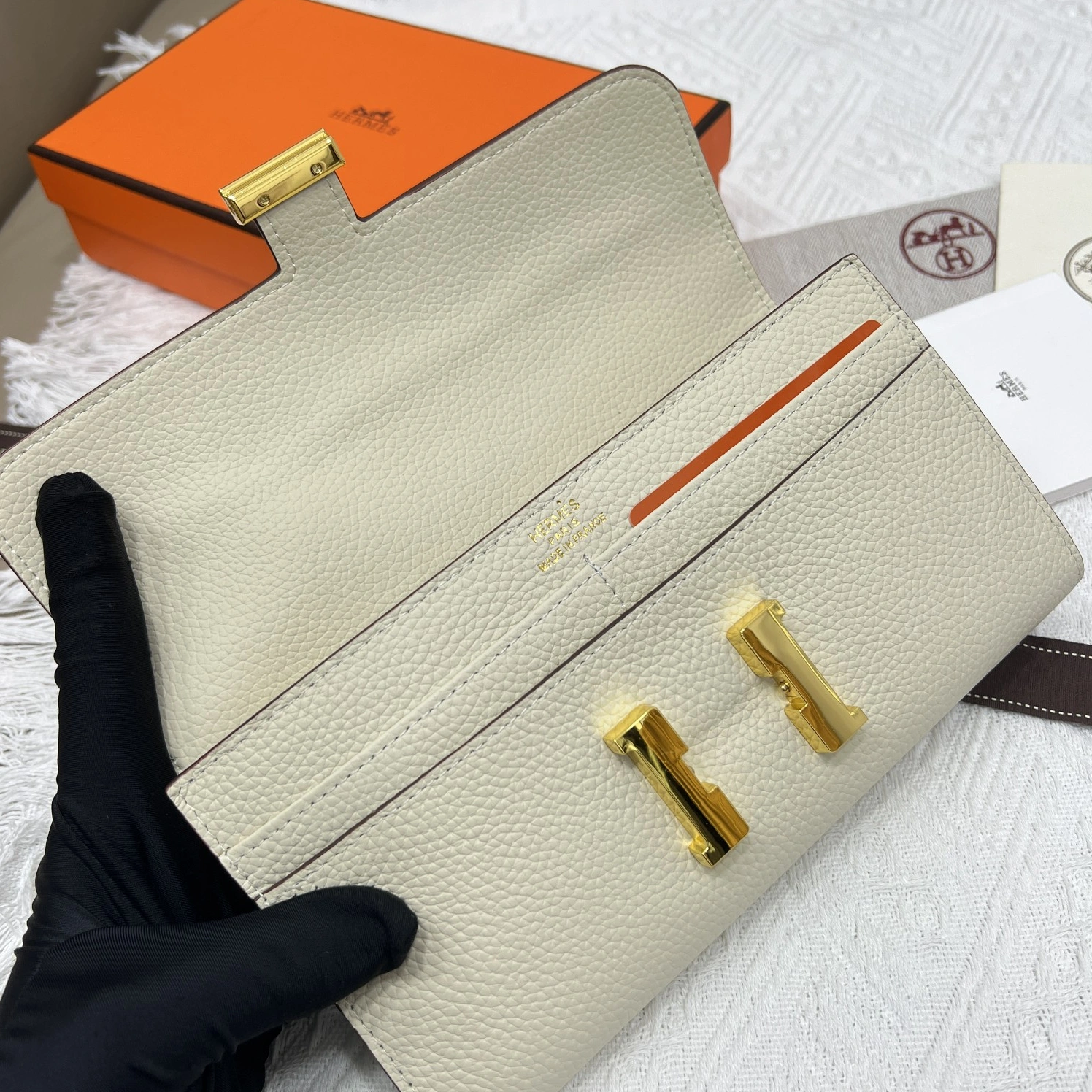 Compact 1875 Hermes AAA Quality Wallets - Image 6