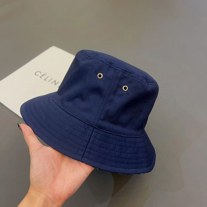 Dior Reversible Bucket Hat Teddy Oblique Motif Cotton Blue AllSeason 9371 - Image 3