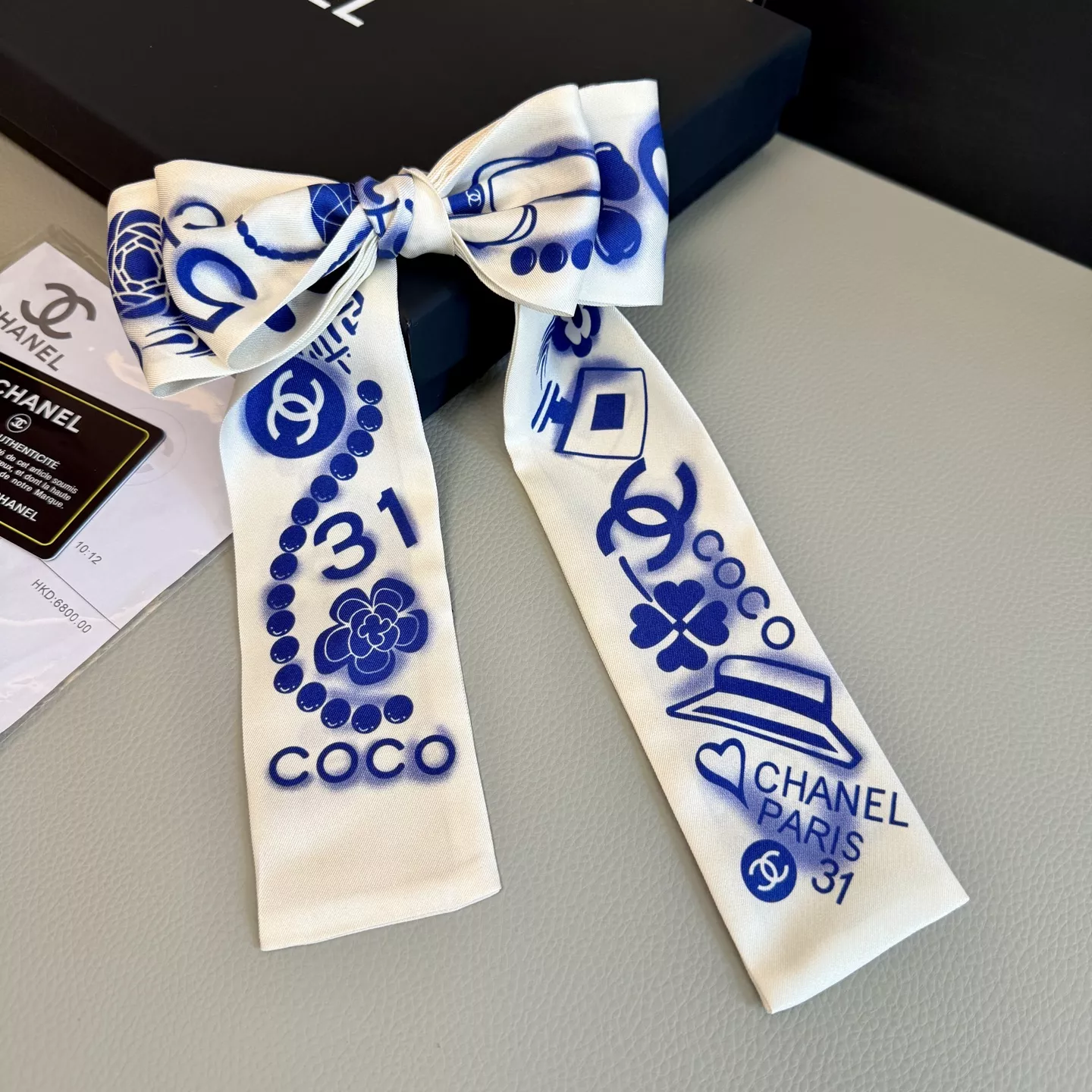 Durable 4438 Chanel Silk Scarf - Image 3