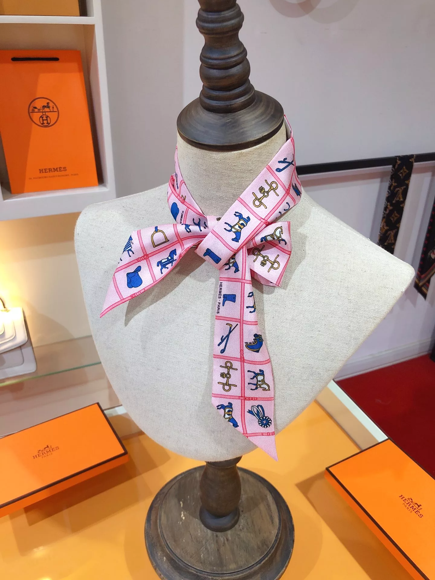 Efficient 4661 Hermes Silk Scarf - Image 3