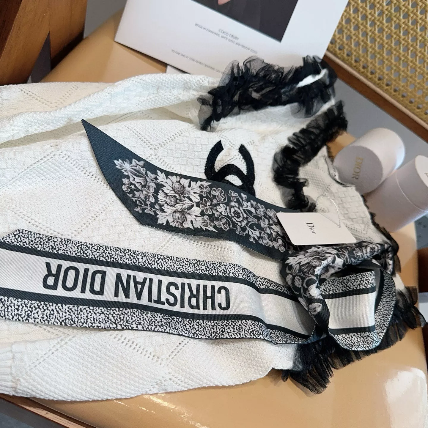 Flexible 6150 Christian Dior Silk Scarf