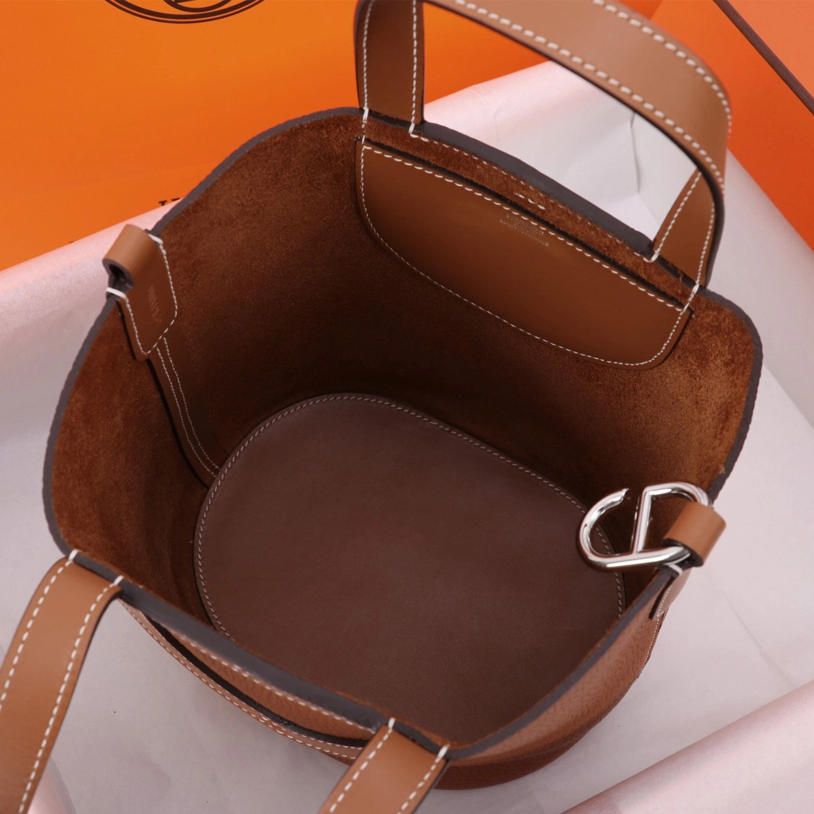 Hermes AAA Quality Handbags In Silver For Women Elegant 5855 - Image 7