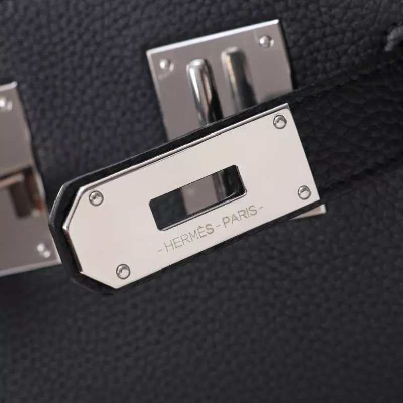 Hermes AAA Quality Messenger Bags In Black For Unisex Bright 9088 - Image 5