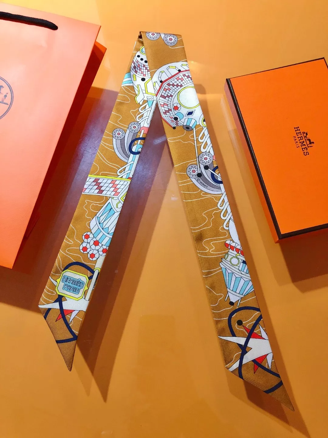 Hermes Silk Scarf Efficient 5606