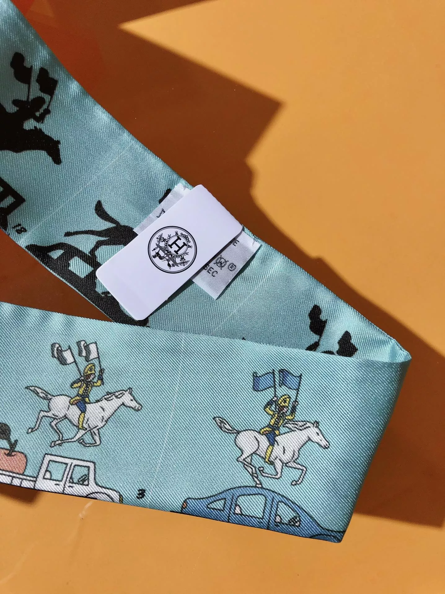 Hermes Silk Scarf Modern 1950 - Image 3