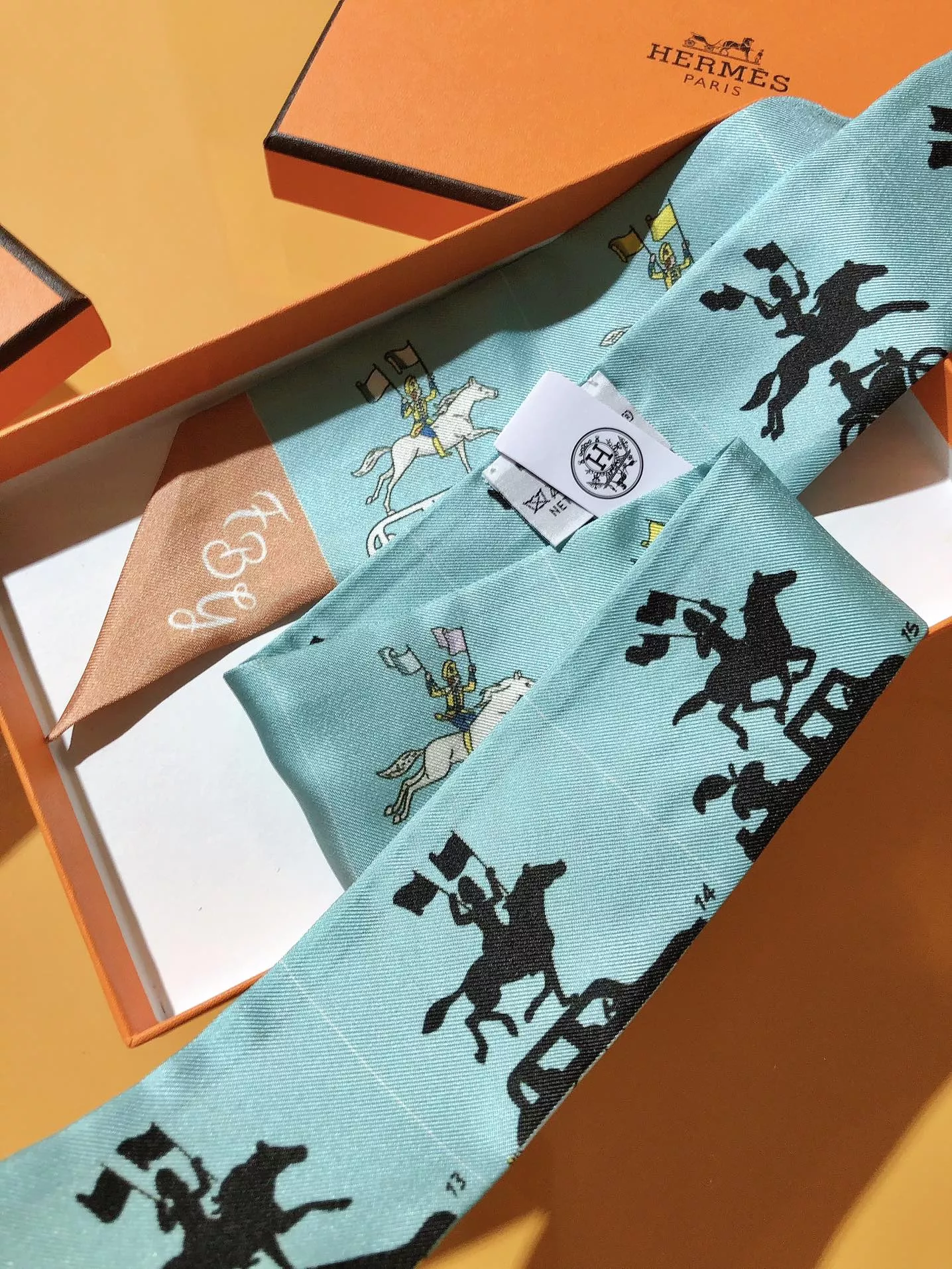 Hermes Silk Scarf Modern 1950 - Image 5