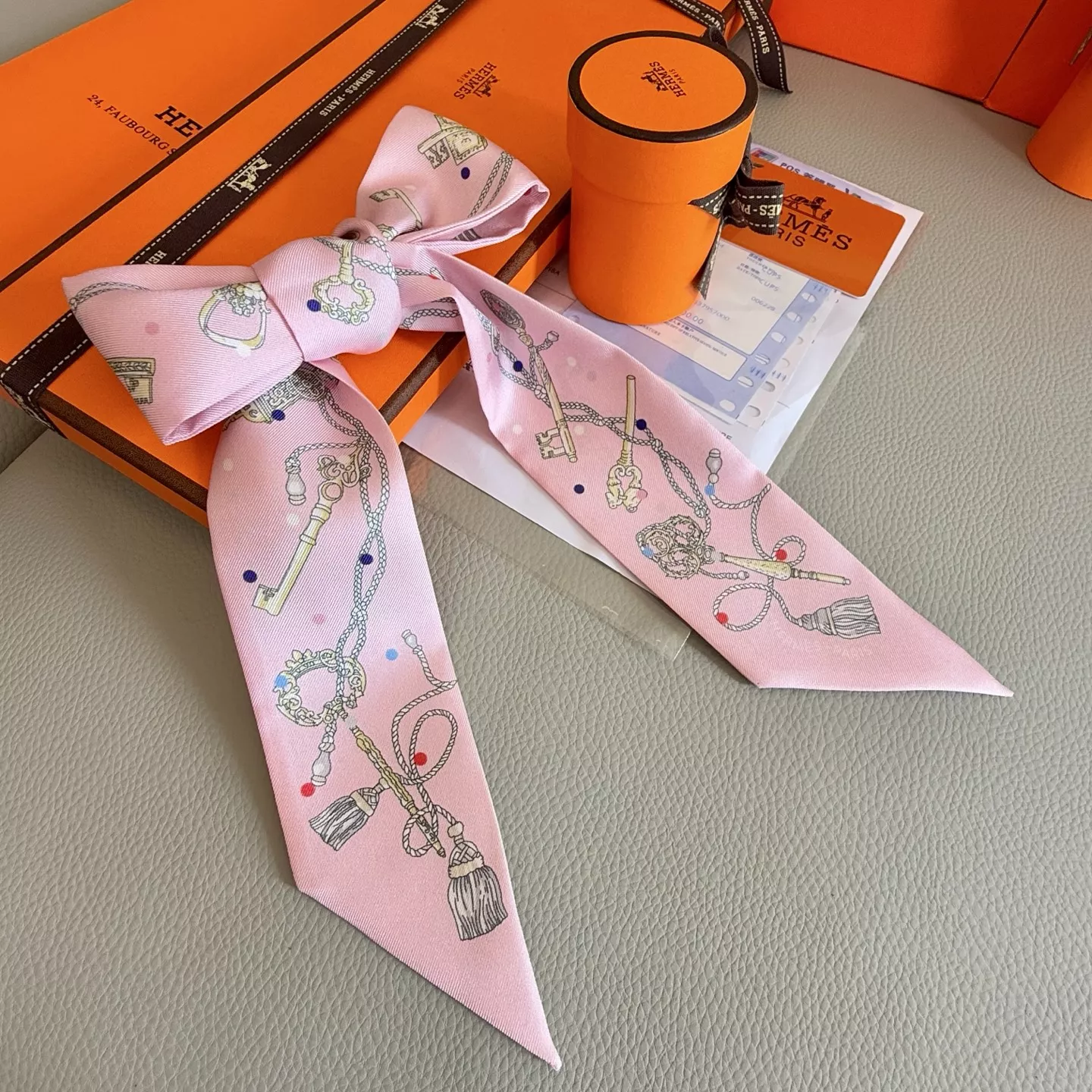 Hermes Silk Scarf Soft 3340 - Image 3