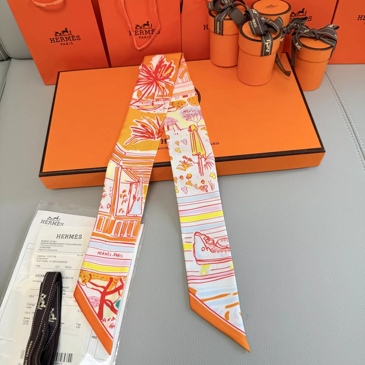 Hermes Silk Scarf StreetReady 549