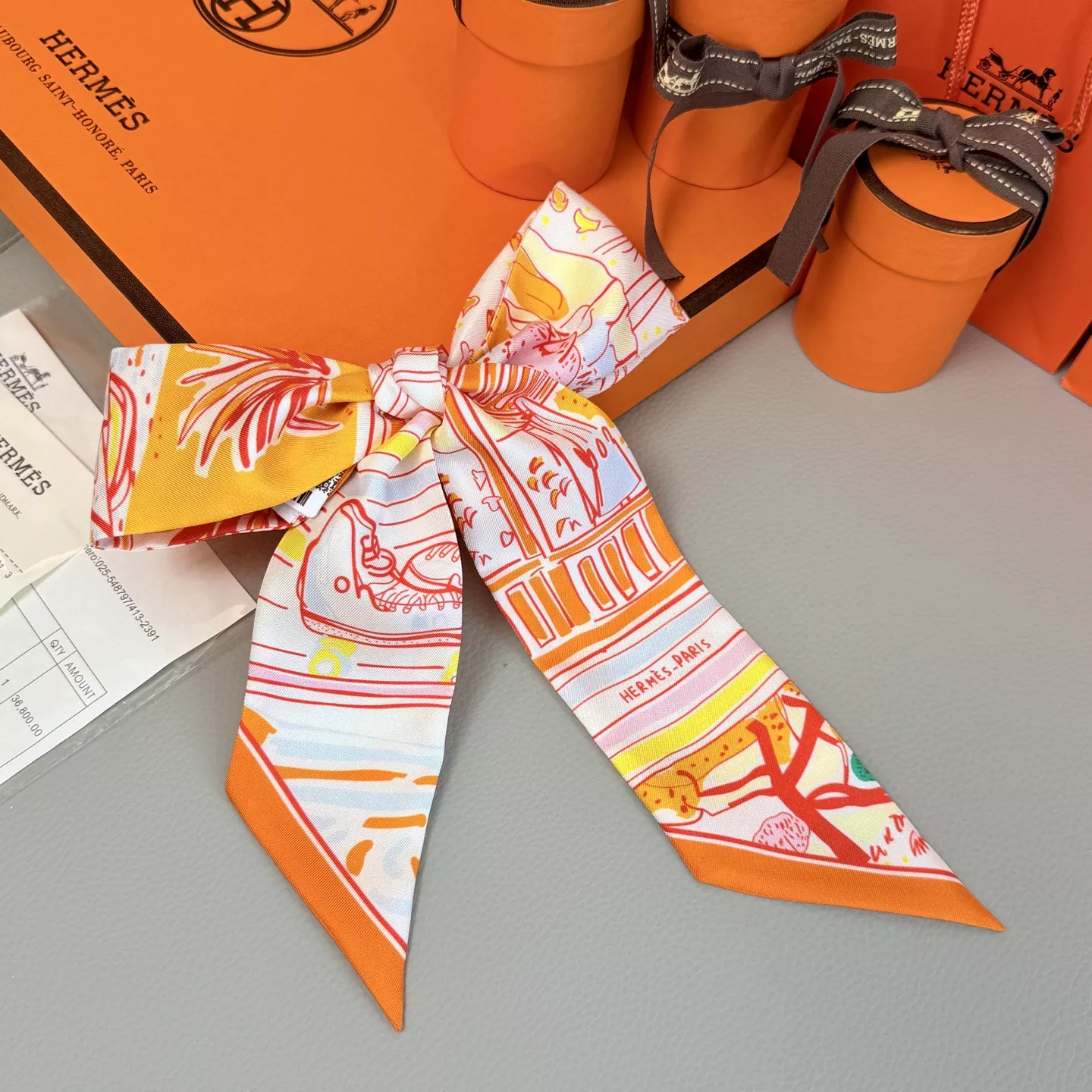 Hermes Silk Scarf StreetReady 549 - Image 3