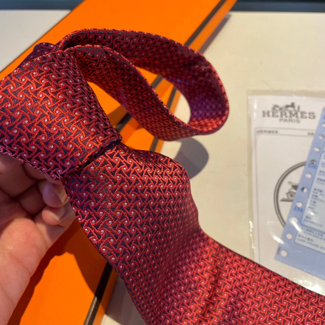 HighQuality 1017 Hermes Necktie For Men - Image 3