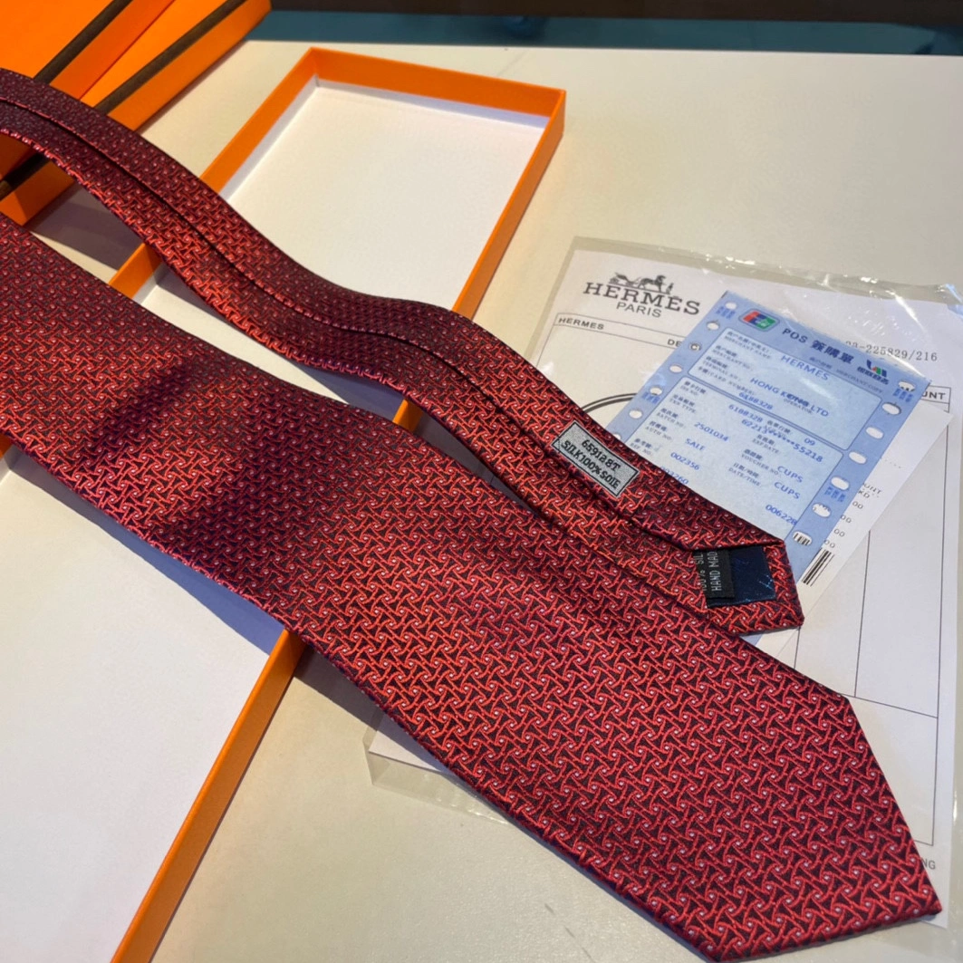 HighQuality 1017 Hermes Necktie For Men - Image 5