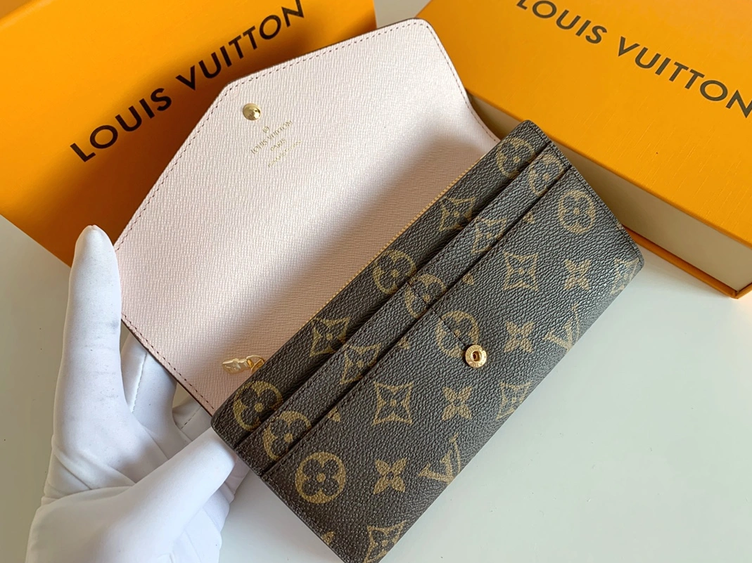HighQuality 3101 Louis Vuitton LV Wallets In Pink For Women - Image 3