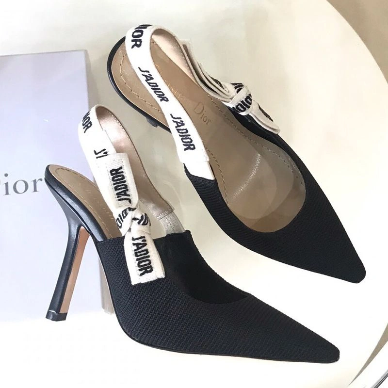 J'Adior Slingback Pumps Women Technical Fabric Black EasyMatch 3204 - Image 3