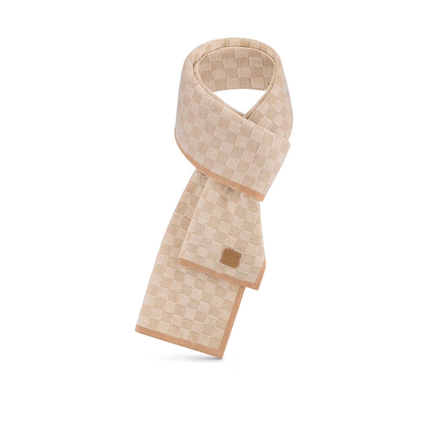 Louis Vuitton Beige M77986 Néo Petit Damier Scarf - Image 5
