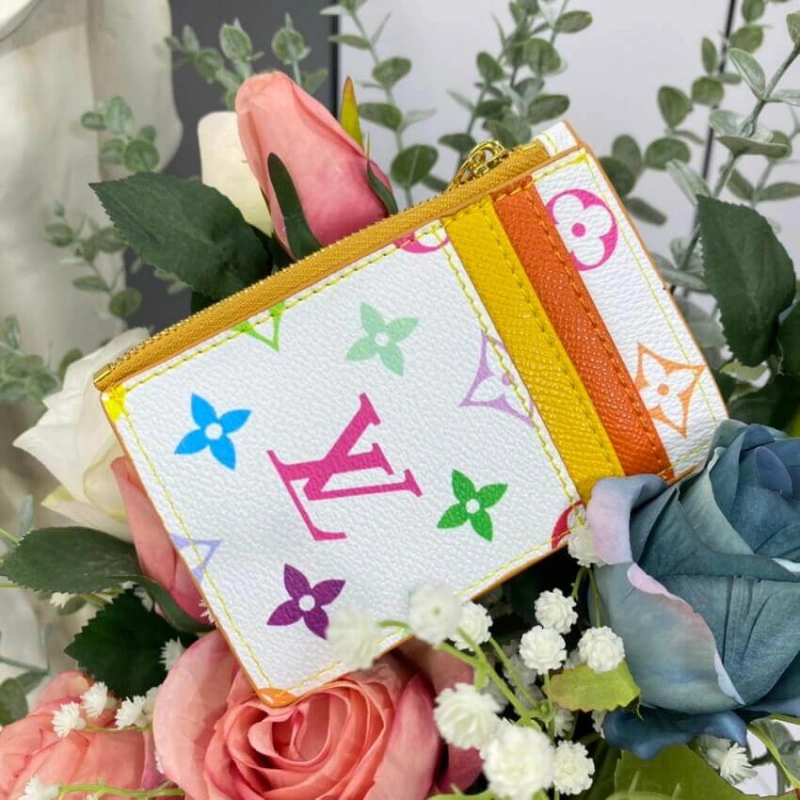 This Upcyc Louis Vuitton Cute Corgi Coin Pouch White - Image 5