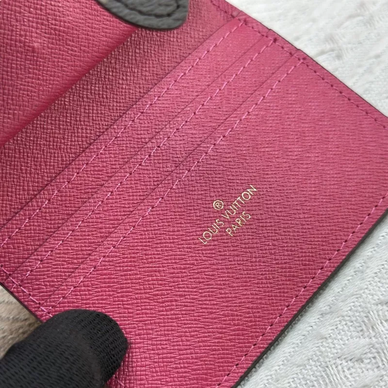 Louis Vuitton LV Card Case In Rose Red Functional 5520 - Image 8