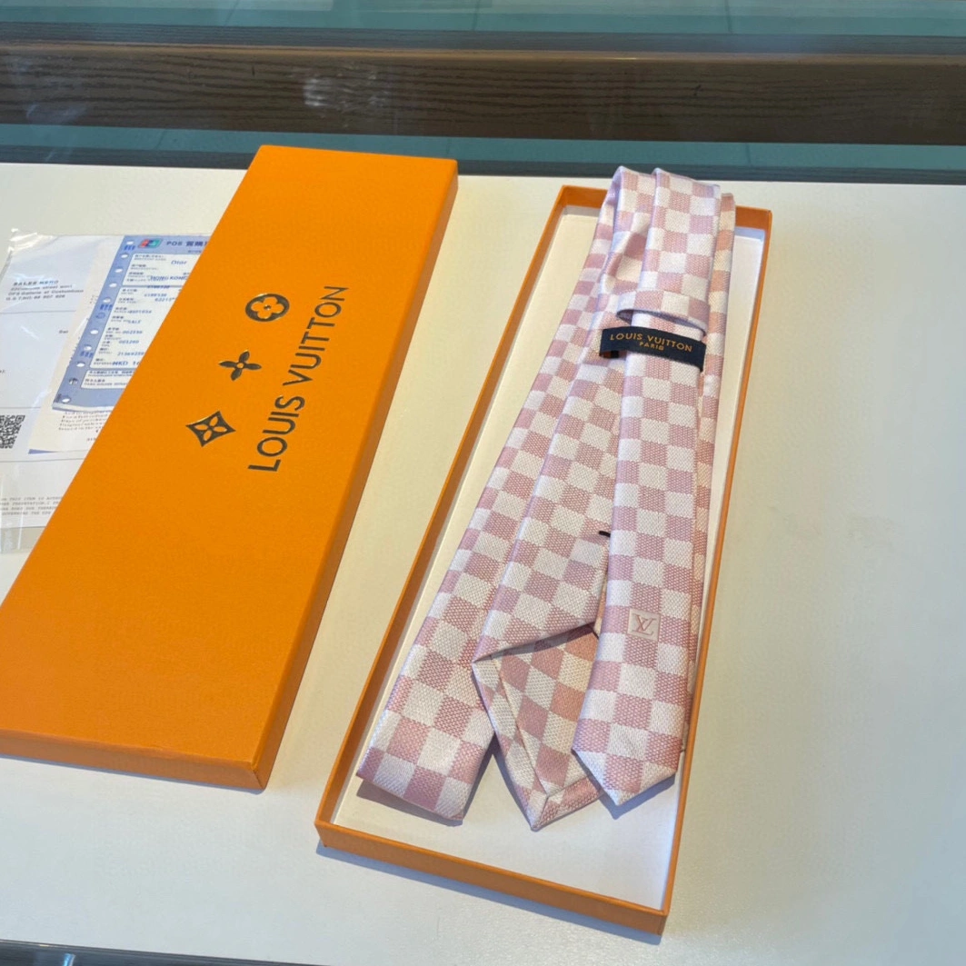 Louis Vuitton LV Necktie For Men Breathable 4993 - Image 3