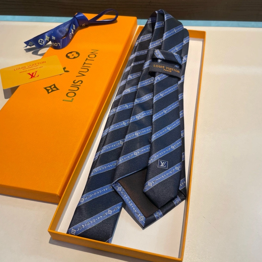 Louis Vuitton LV Necktie For Men HighQuality 1210 - Image 7