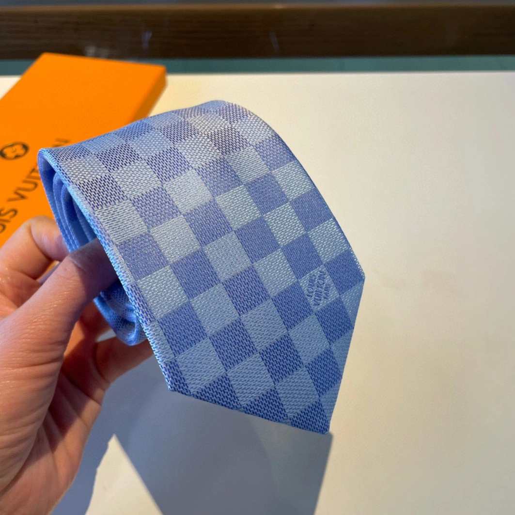 Louis Vuitton LV Necktie For Men Vibrant 4446 - Image 5