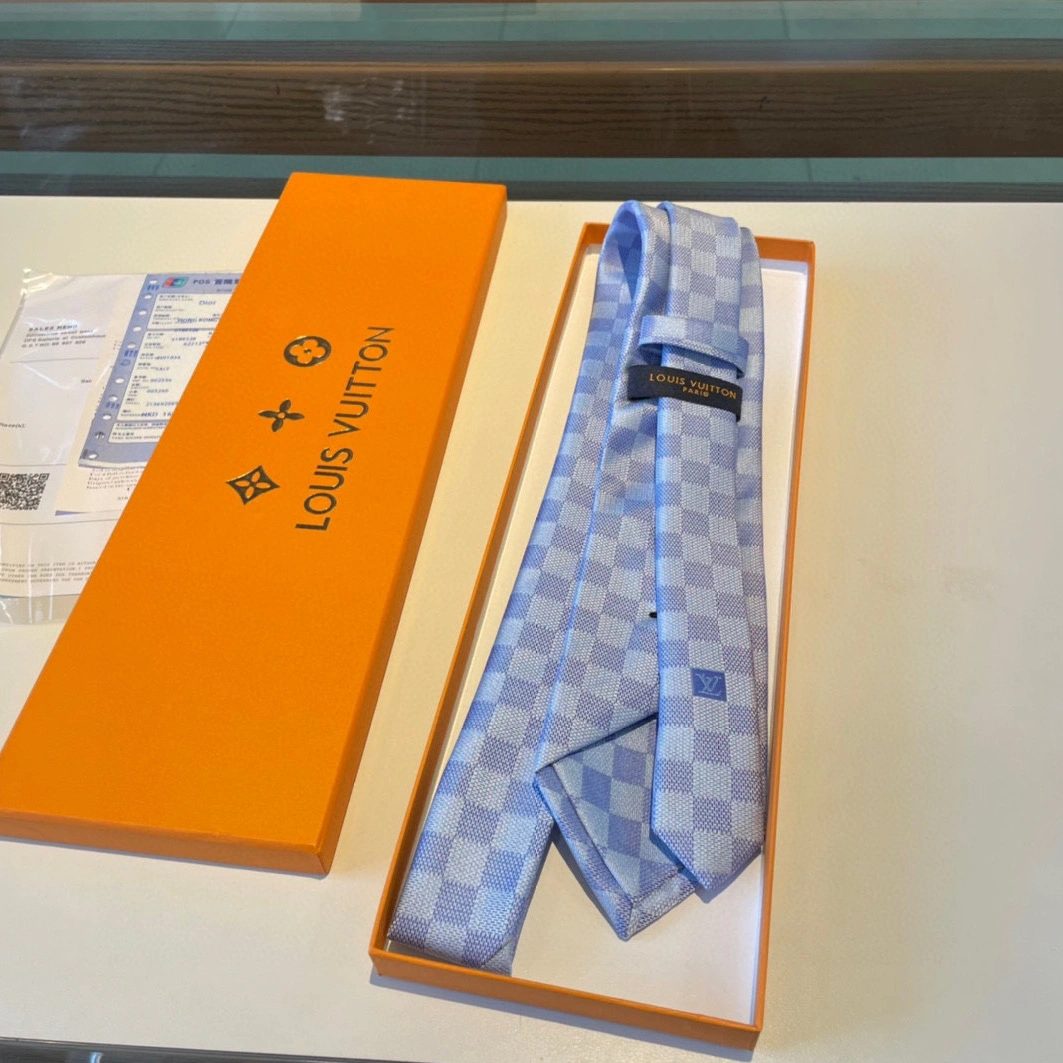 Louis Vuitton LV Necktie For Men Vibrant 4446 - Image 8