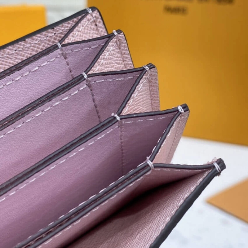 Monogram Louis Vuitton Monogram Canvas Card Holder Pink - Image 7