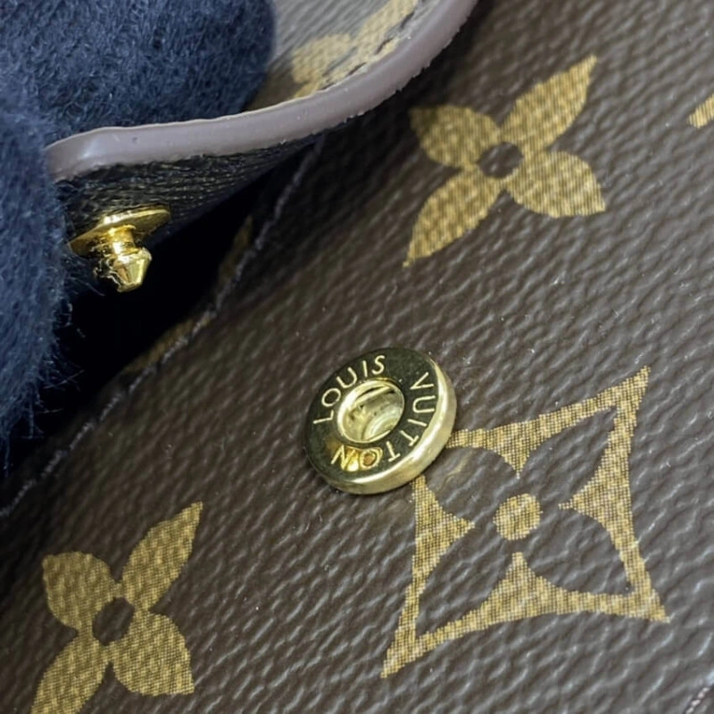 Lzip clos Louis Vuitton Monogram Canvas Card Holder Recto Verso - Image 5