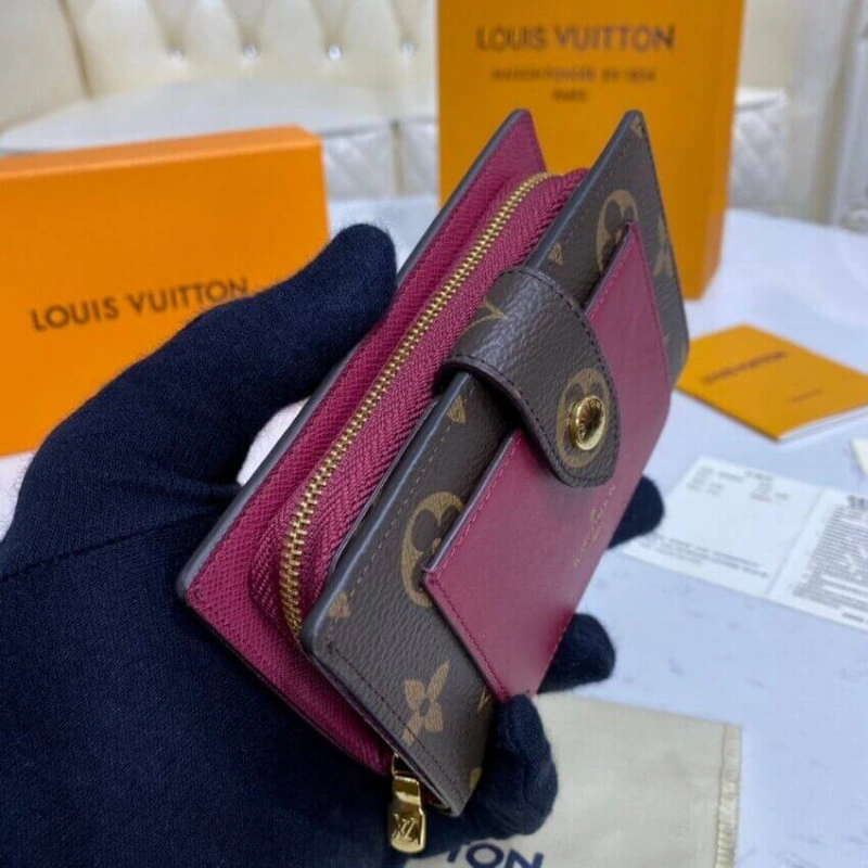 Large zip Louis Vuitton Monogram Canvas Juliette Wallet - Image 4