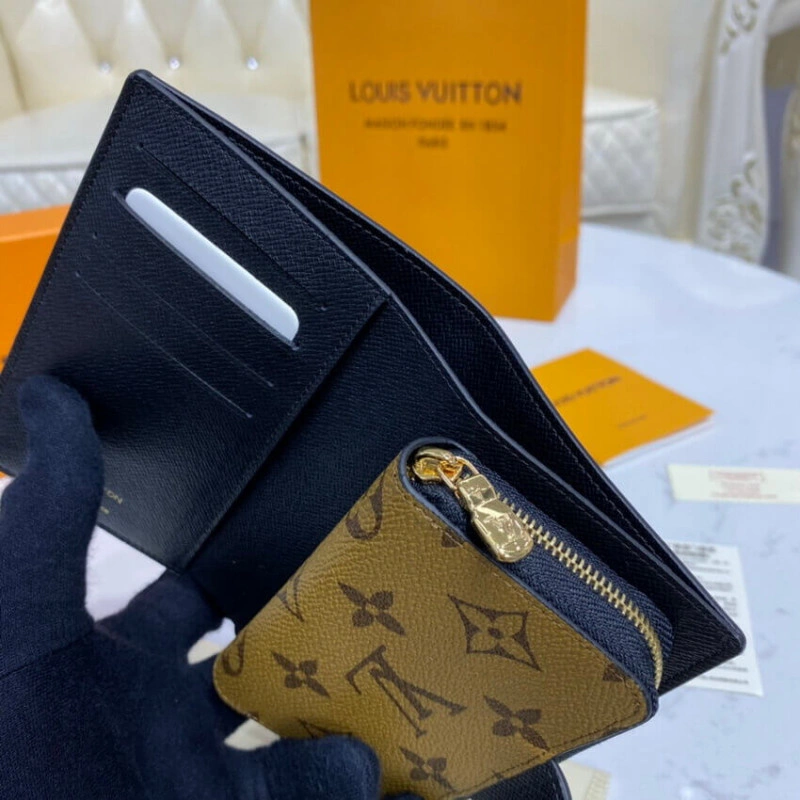 Large zip Louis Vuitton Monogram Reverse Juliette Wallet - Image 10