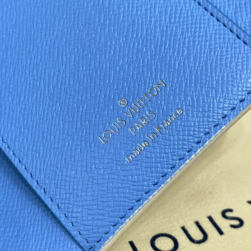 Goldcolou Louis Vuitton Victorine Wallet Blue - Image 8