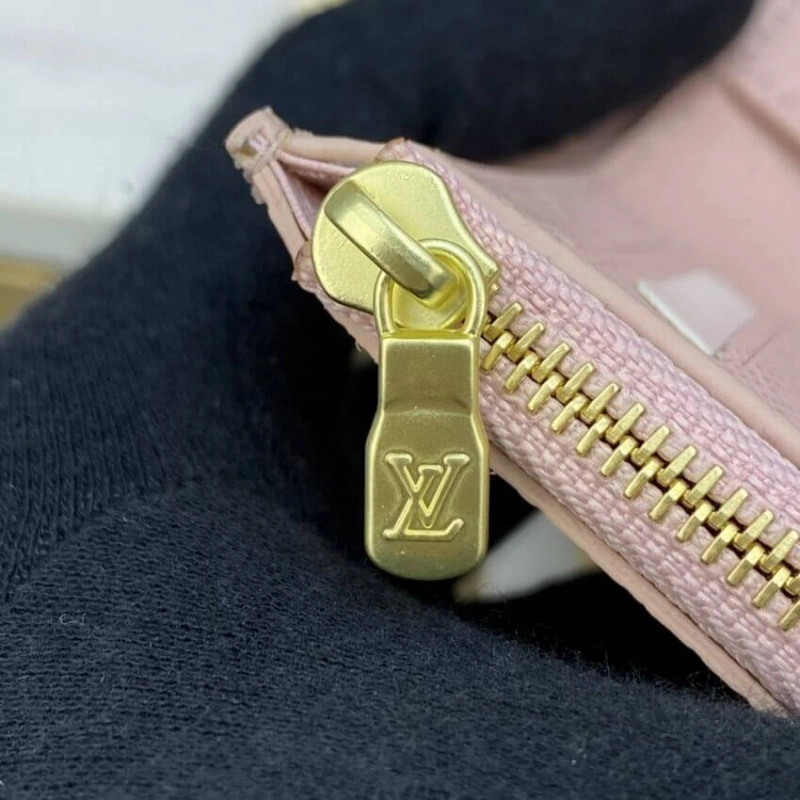 Cowhide l Louis Vuitton Victorine Wallet Pink - Image 8