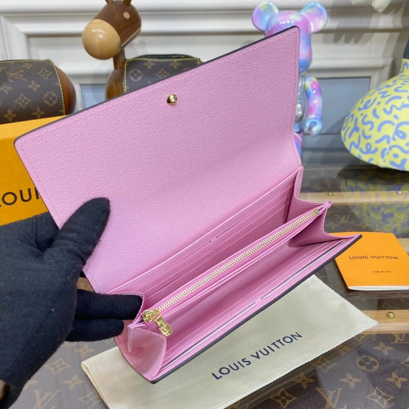 2 large g Louis Vuitton x Yayoi Kusama Sarah Wallet - Image 10