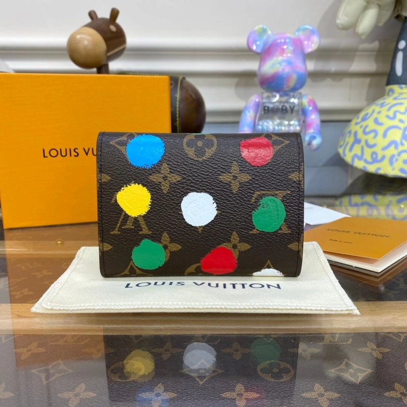 Colorful d Louis Vuitton x Yayoi Kusama Victorine Wallet - Image 3
