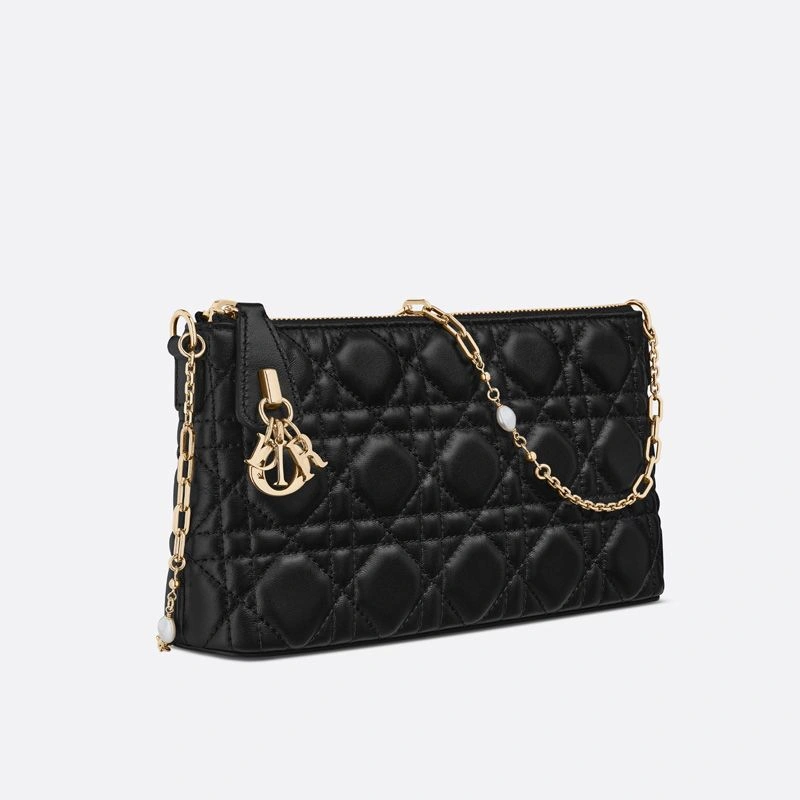 Mini Dior Midi Bag Cannage Lambskin Black NewStyle 3934 - Image 3