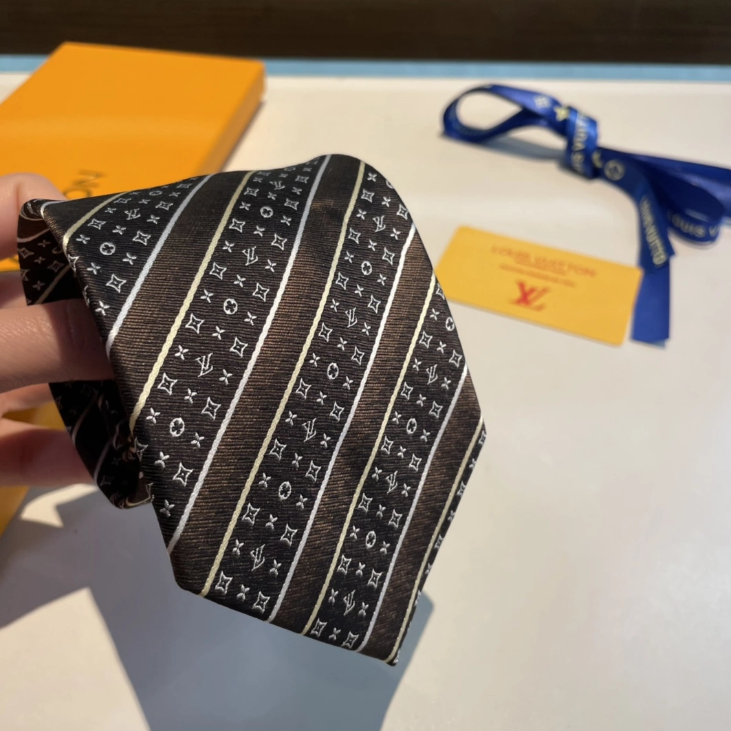 Practical 4771 Louis Vuitton LV Necktie For Men - Image 4