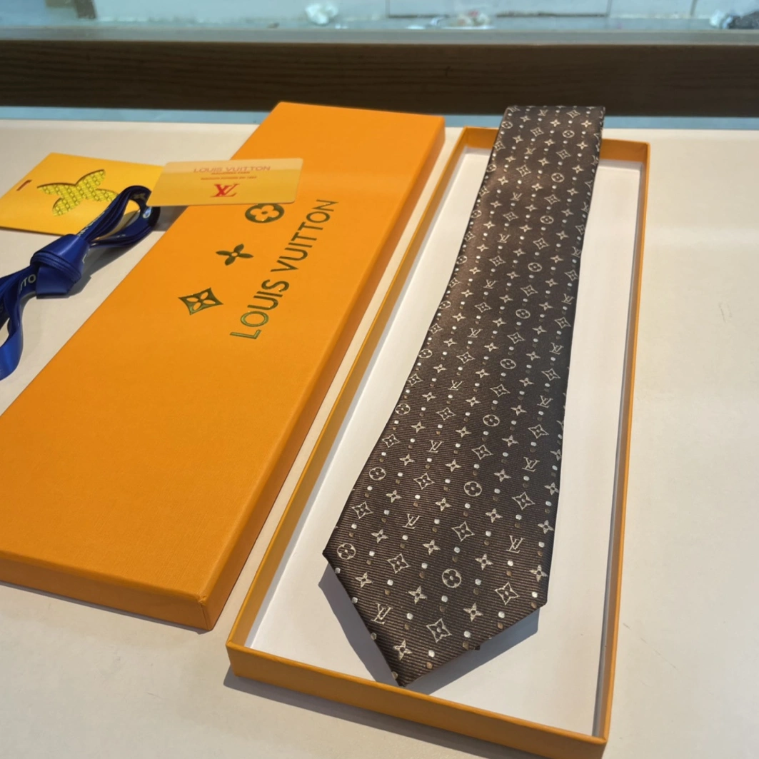Refined 3289 Louis Vuitton LV Necktie For Men - Image 8
