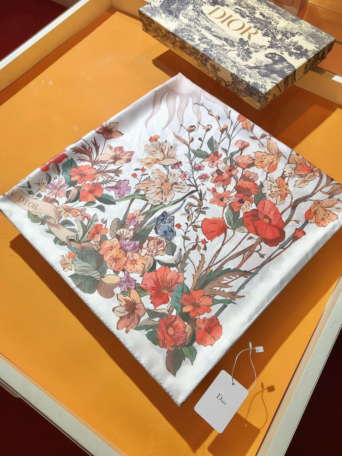 Soft 8822 Christian Dior Silk Squares For Women - Image 4