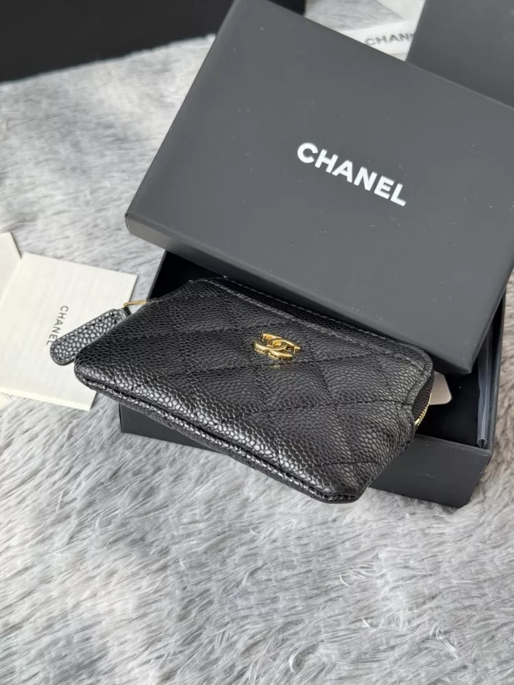 Trendsetting 270 Chanel AAA Quality Wallets In Gold For Women - Image 4