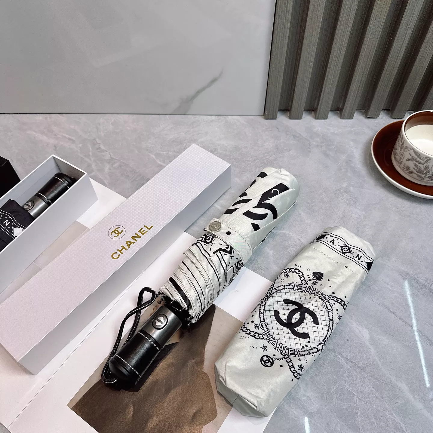 Unique 1326 Chanel Umbrellas - Image 6